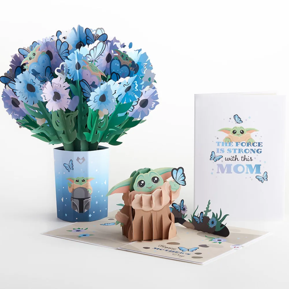 Lovepop Card & Gift Bundles|Mother'S Day 5/11|Star Wars™ The Mandalorian™ Grogu™ Mother's Day Butterfly Bundle