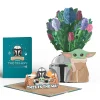 Lovepop Pop-Up Bouquets|Card & Gift Bundles|Star Wars™ The Mandalorian Grogu™ This Is the Way Pop-Up Card & Flower Buds Bouquet Bundle