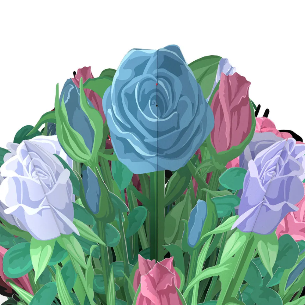Lovepop Pop-Up Bouquets|Card & Gift Bundles|Star Wars™ The Mandalorian Grogu™ This Is the Way Pop-Up Card & Flower Buds Bouquet Bundle