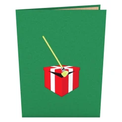Lovepop Greeting Cards|Christmas 12/25|Star Wars™ Yoda™ Present Pop-Up Card