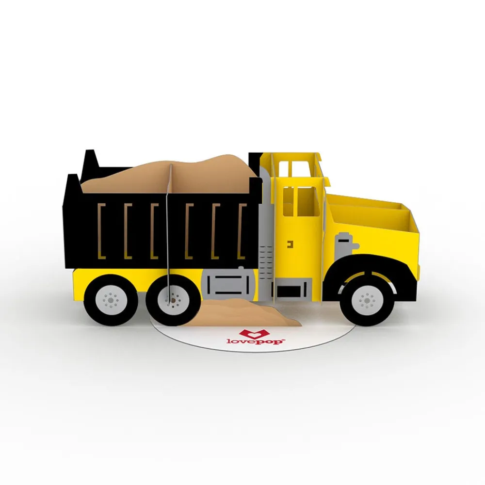 Lovepop Pop-Up Stickers|Kids|Stickerpop™: Dump Truck (5-Pack)