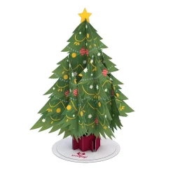 Lovepop Pop-Up Stickers|Christmas 12/25|Stickerpop™: Festive Christmas Tree (5-Pack)