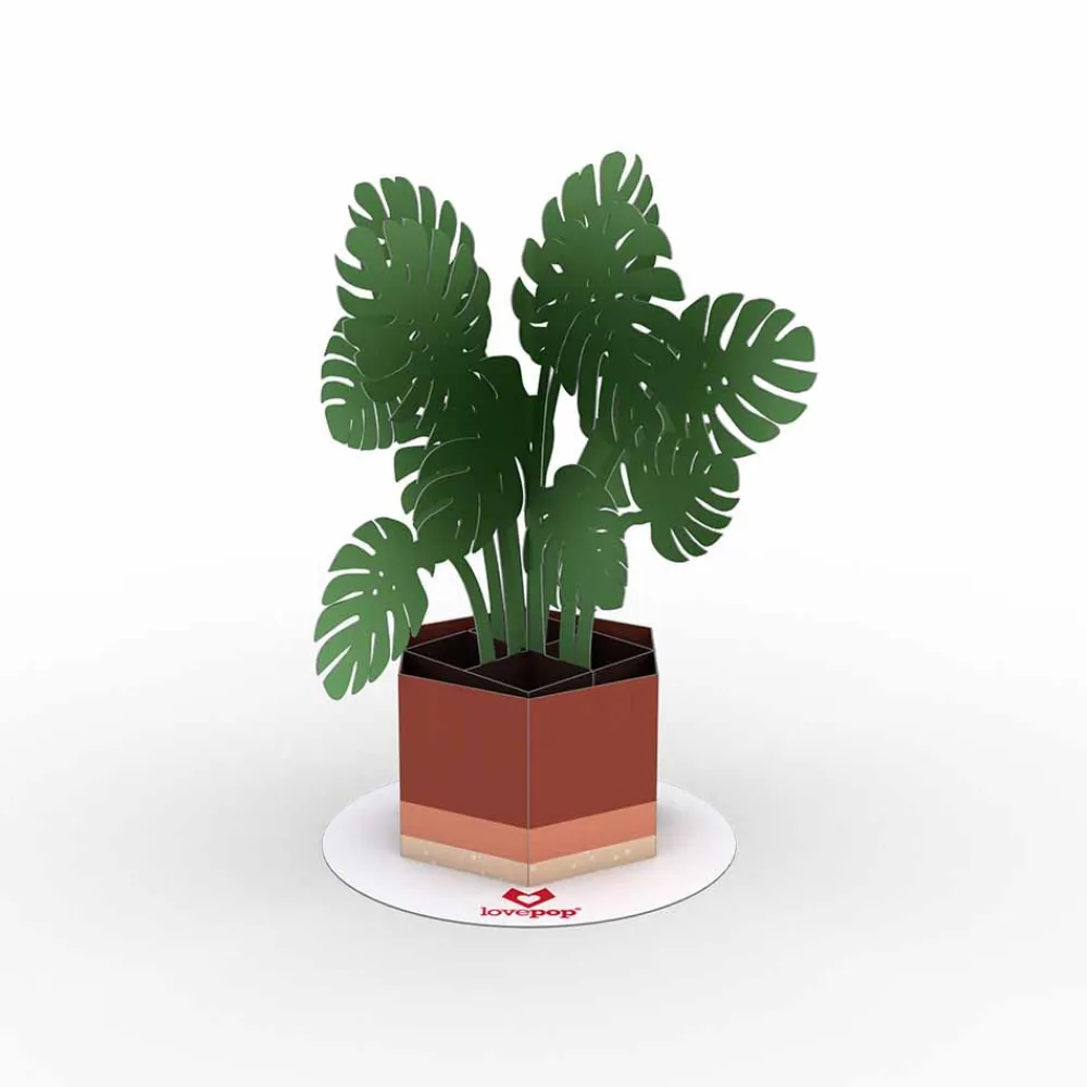 Lovepop Pop-Up Stickers|Kids|Stickerpop™: Monstera (5-Pack)