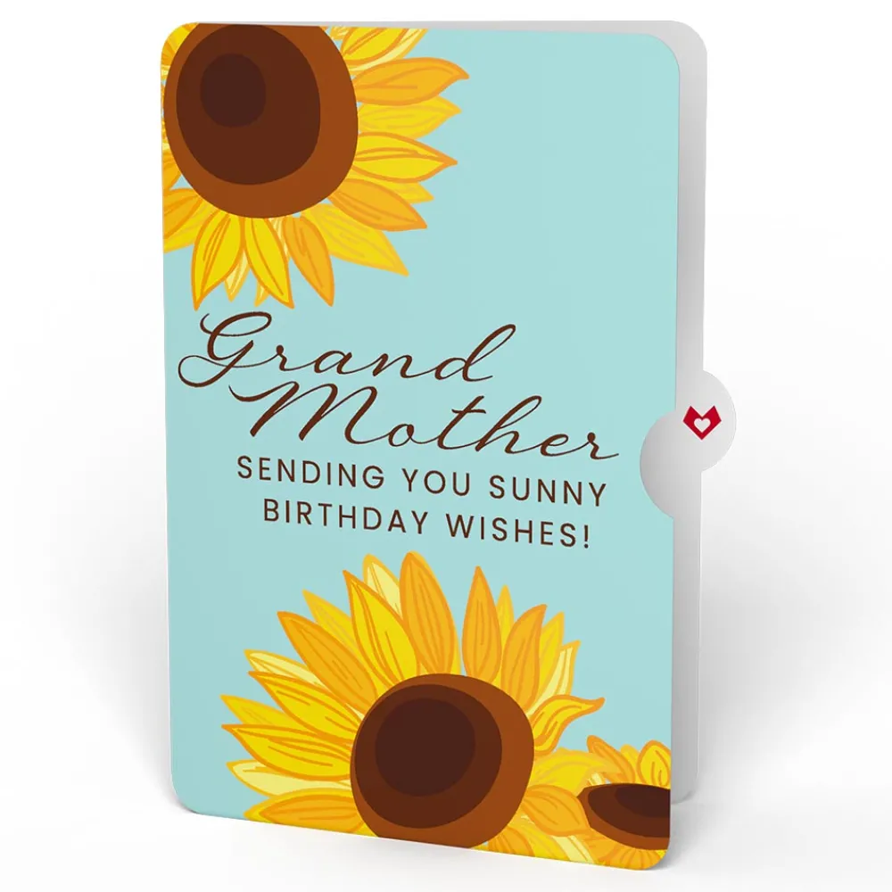 Lovepop Birthday|Sunflower Birthday Pop-Up Card and Sentiment Set for Grandmother