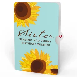 Lovepop Birthday|Sunflower Birthday Pop-Up Card and Sentiment Set for Sister