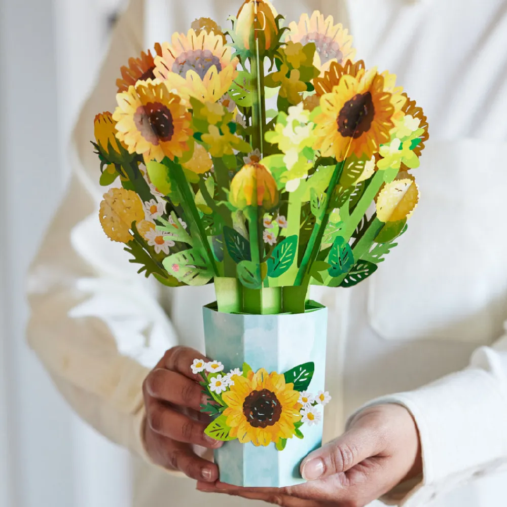Lovepop Pop-Up Bouquets|Decor|Sunflower Blooms Bouquet