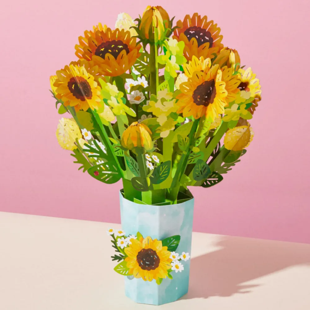 Lovepop Pop-Up Bouquets|Decor|Sunflower Blooms Bouquet