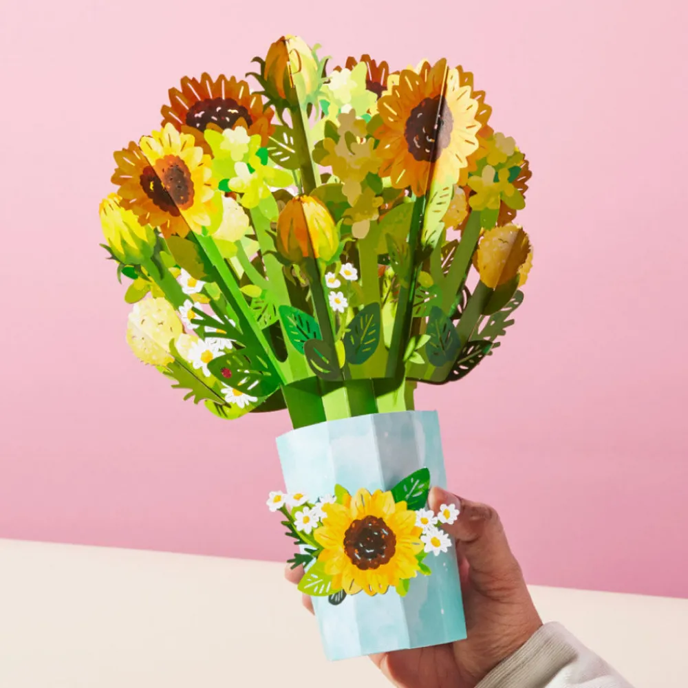 Lovepop Pop-Up Bouquets|Decor|Sunflower Blooms Bouquet