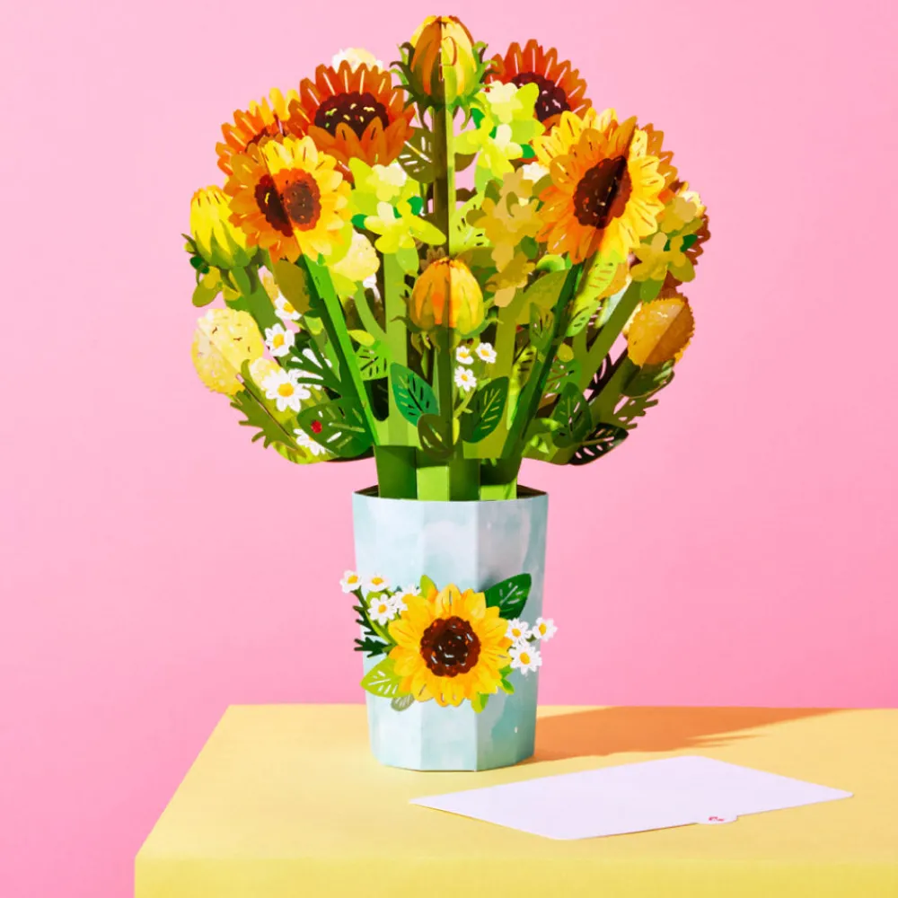 Lovepop Pop-Up Bouquets|Decor|Sunflower Blooms Bouquet