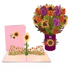 Lovepop Pop-Up Bouquets|Card & Gift Bundles|Sunflower Bundle