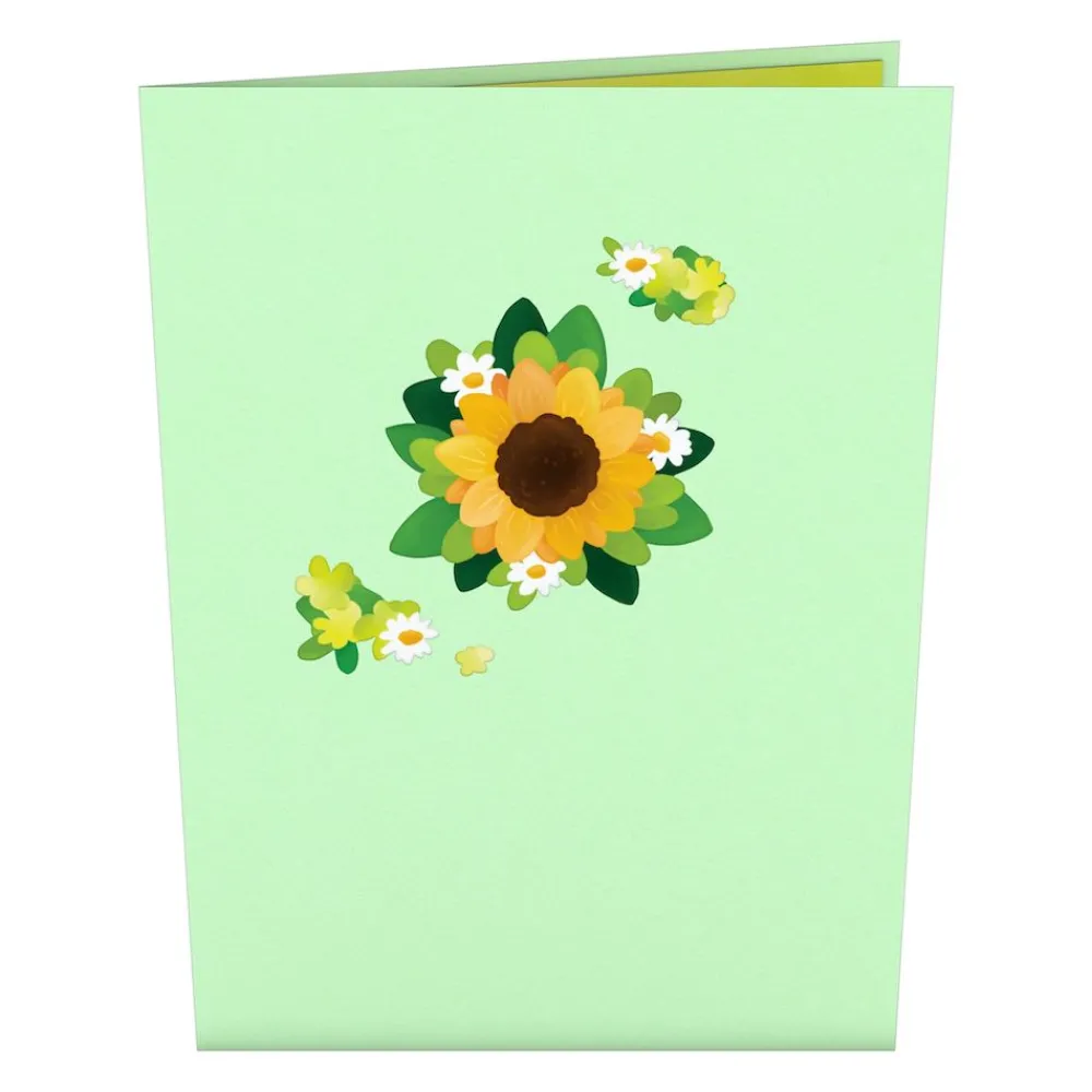 Lovepop Greeting Cards|Just Because|Sunflower Butterflies Pop-Up Card