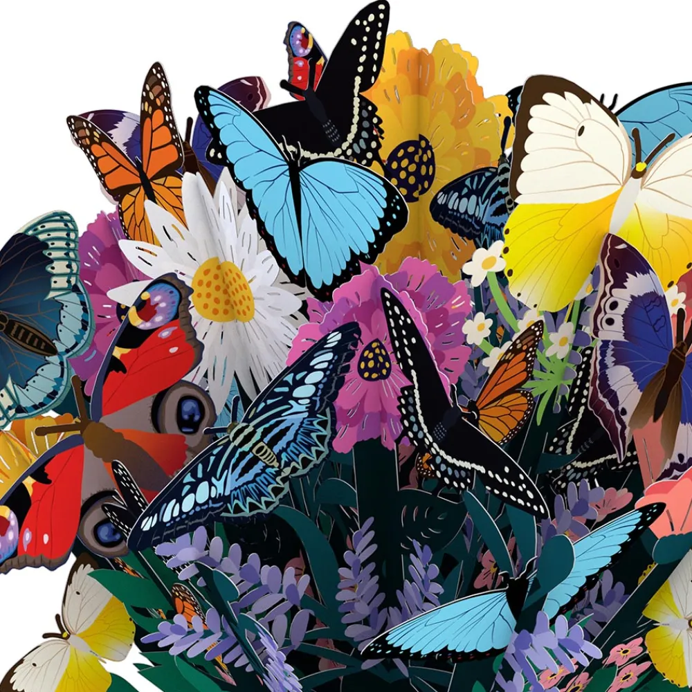 Lovepop Pop-Up Bouquets|Card & Gift Bundles|Sunflower Butterfly Bundle