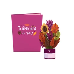 Lovepop Pop-Up Bouquets|Get Well|Sunflower Card with Mini Bouquet
