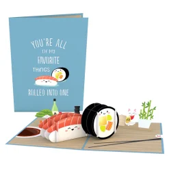 Lovepop Greeting Cards|Just Because|Sushi Pop-Up Card