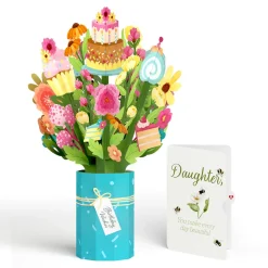 Lovepop Birthday|Sweet Birthday Wishes Bouquet and Sentiment Set for Daughter