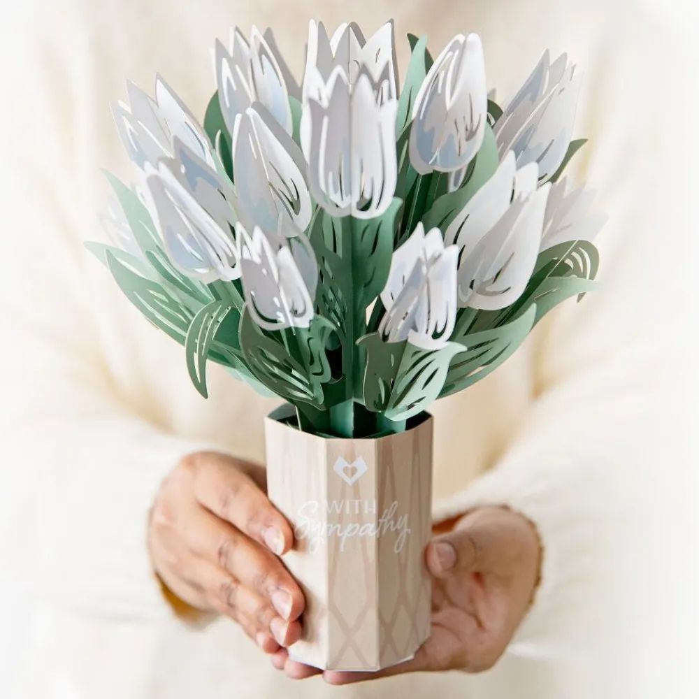 Lovepop Pop-Up Bouquets|Card & Gift Bundles|Sympathy Tree and Tulips Bundle