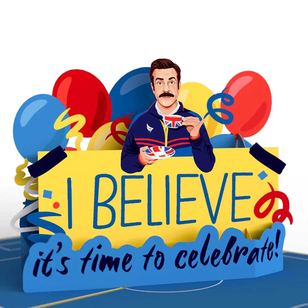 Lovepop Birthday|Him|Ted Lasso I Believe Birthday Pop-Up Card