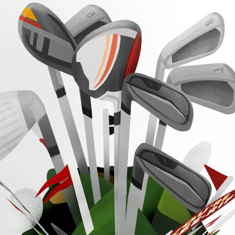 Lovepop Decor|Just Because|Tee-rific Golf Bouquet