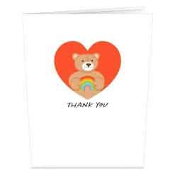 Lovepop Thank You|Thank You Bear Pop-Up Card