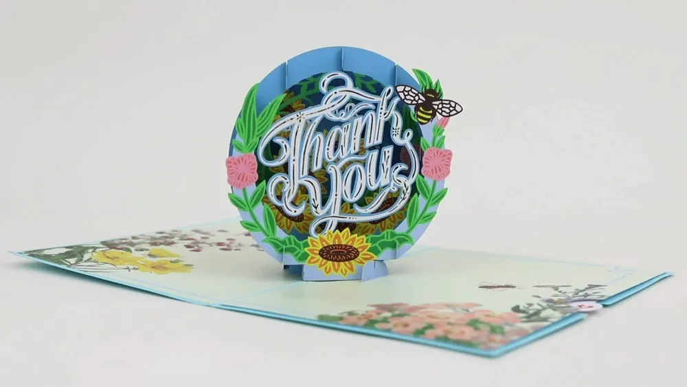 Lovepop Greeting Cards|Thank You|Thank You Floral Pop-Up Card