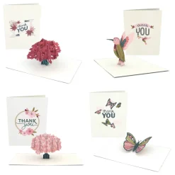 Lovepop Notecards|Thank You|Thank You Garden Notecards (Assorted 4-Pack)