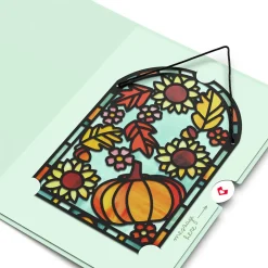 Lovepop Suncatcher Cards|Decor|Thankful Harvest Suncatcher Card