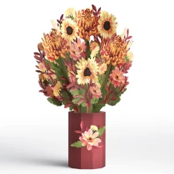 Lovepop Pop-Up Bouquets|Card & Gift Bundles|Thankful Suncatcher Card & Pop-Up Bouquet Bundle