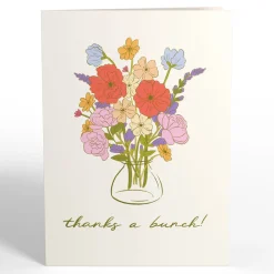 Lovepop Greeting Cards|Thank You|Thanks a Bunch Bouquet Pop-Up Card