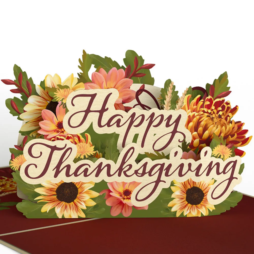 Lovepop Greeting Cards|Thanksgiving 11/27|Thanksgiving Gratitude Pop-Up Card