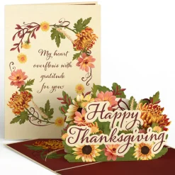 Lovepop Pop-Up Bouquets|Card & Gift Bundles|Thanksgiving Gratitude Pop-Up Card & Bouquet Bundle