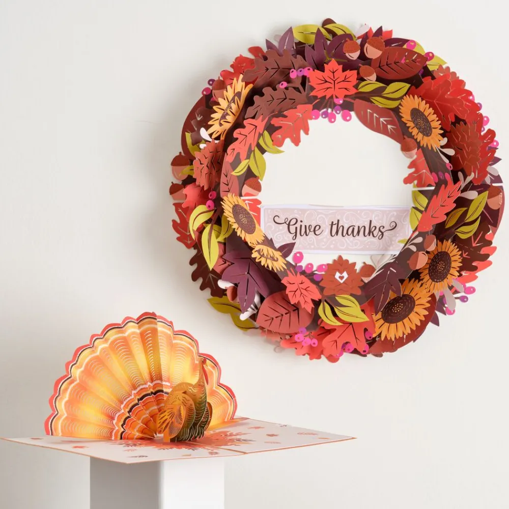 Lovepop Card & Gift Bundles|Thanksgiving 11/27|Thanksgiving Wreath & Turkey Bundle