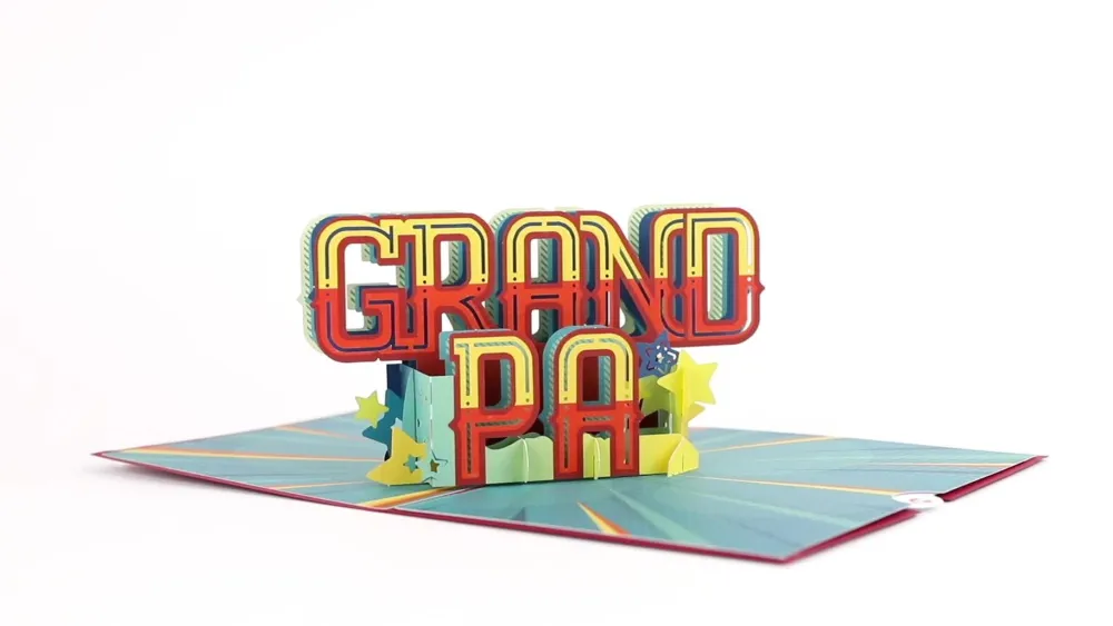 Lovepop Father'S Day 6/15|Grandparents' Day 9/7|The Best Grandpa Pop-Up Card
