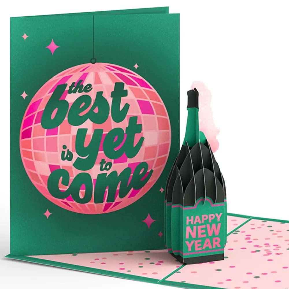 Lovepop Greeting Cards|New Year 1/1|The Best Is Yet to Come New Year Pop-Up Card