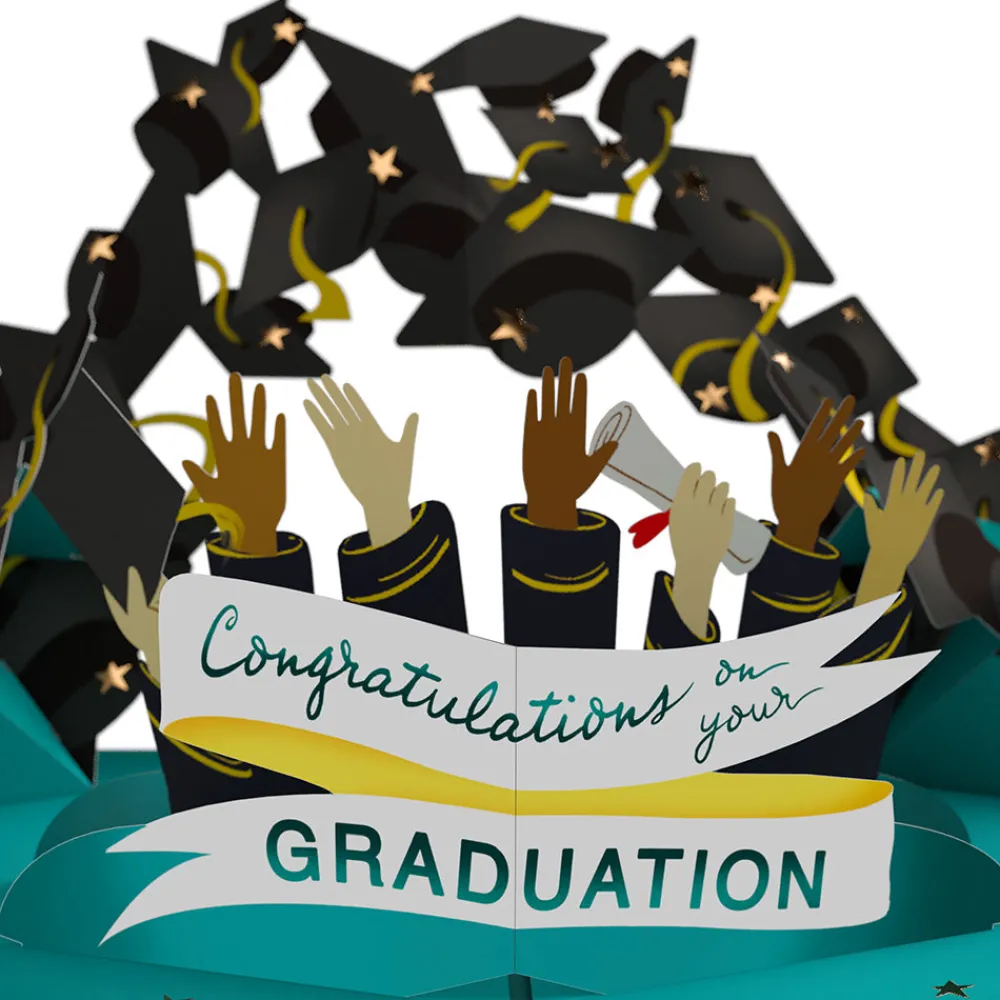 Lovepop Greeting Cards|Congratulations|The End is the Beginning Graduation Pop-Up Card