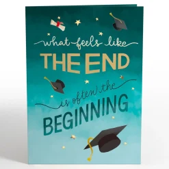 Lovepop Greeting Cards|Congratulations|The End is the Beginning Graduation Pop-Up Card
