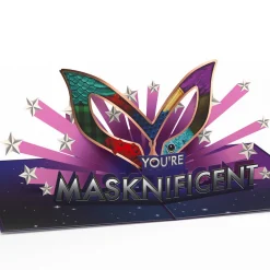 Lovepop Congratulations|Just Because|The Masked Singer™ You’re Masknificent Pop-Up Card