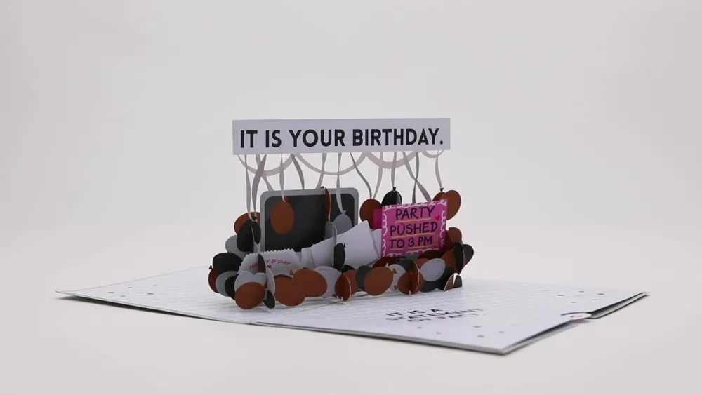 Lovepop Birthday|The Office|The Office It is Your Birthday Pop-Up Card