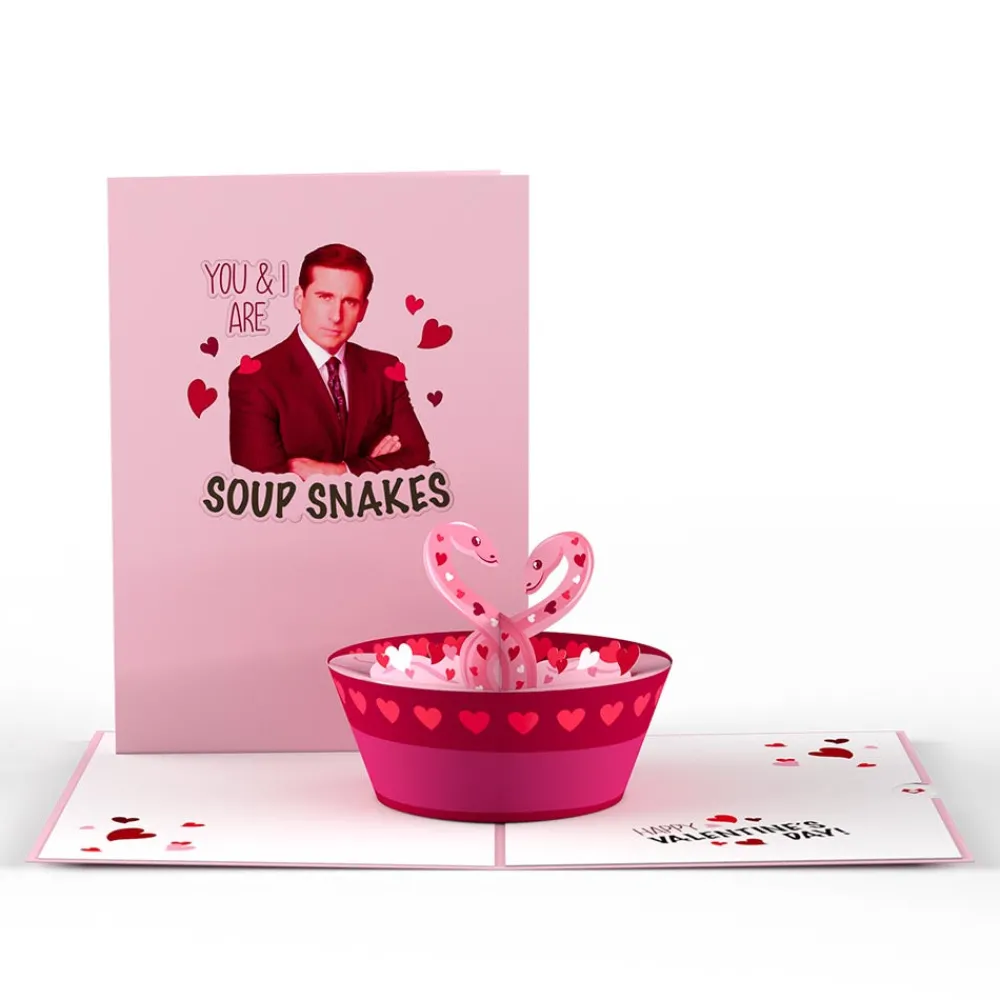 Lovepop Valentine'S Day 2/14|The Office|The Office Soup Snakes Pop-Up Card