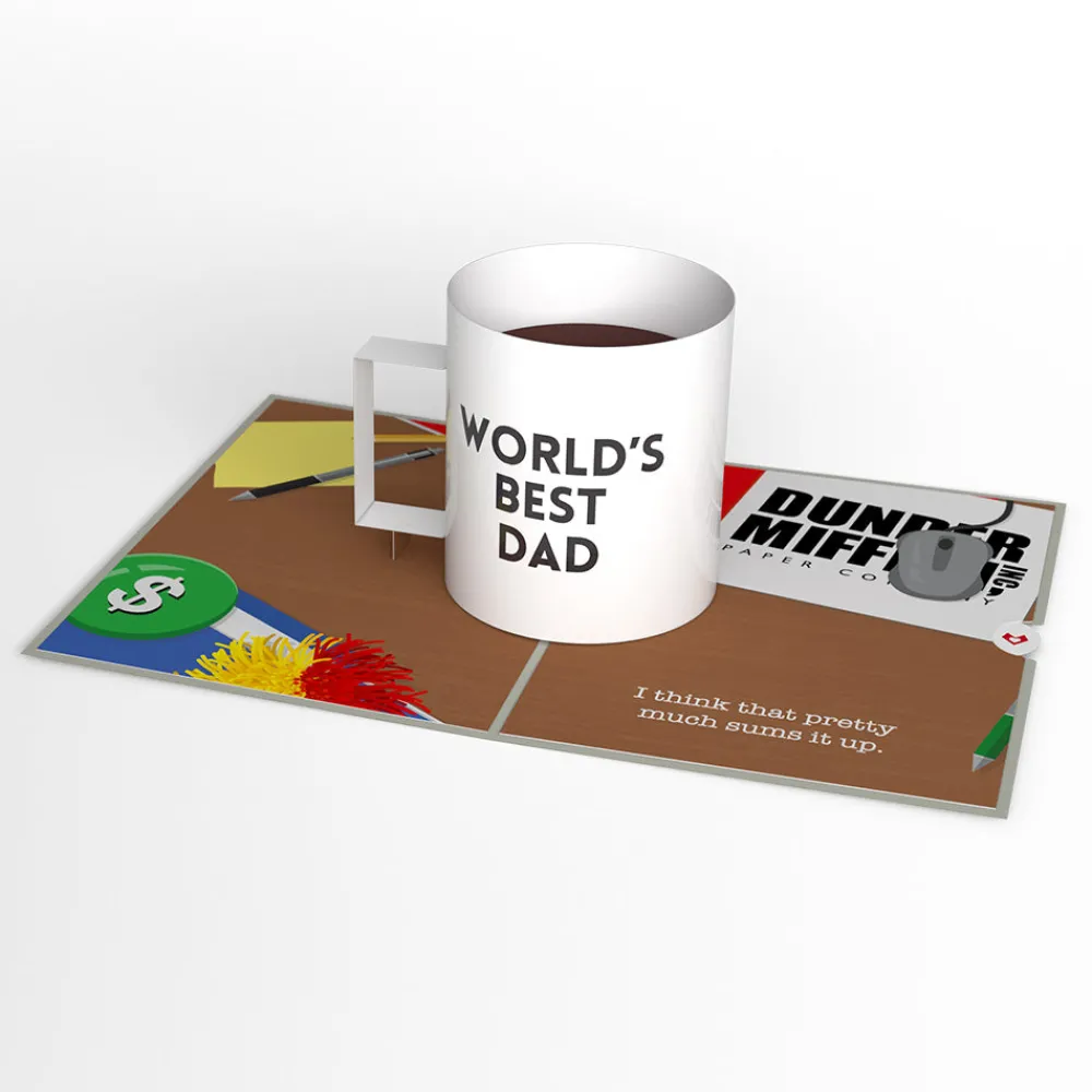 Lovepop Father'S Day 6/15|Dad|The Office World’s Best Dad Pop-Up Card