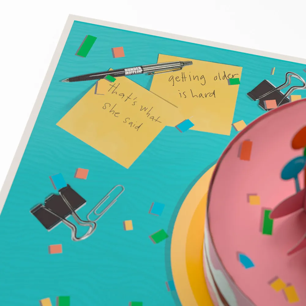 Lovepop Birthday|Him|The Office You're Old Birthday Pop-Up Card