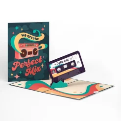 Lovepop Greeting Cards|Anniversary|The Perfect Mixtape Pop-Up Card