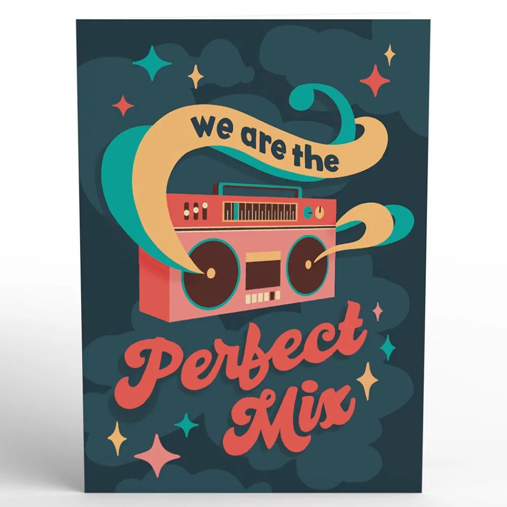Lovepop Greeting Cards|Anniversary|The Perfect Mixtape Pop-Up Card