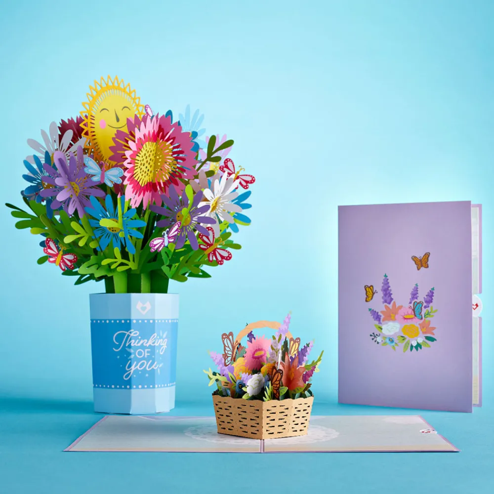 Lovepop Pop-Up Bouquets|Card & Gift Bundles|Thinking of You Bundle