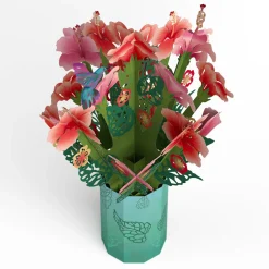 Lovepop Pop-Up Bouquets|Card & Gift Bundles|Thinking of You Hummingbird Suncatcher Card & Pop-Up Bouquet Bundle