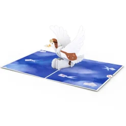 Lovepop Greeting Cards|Just Because|Thinking of You Messenger Bird Pop-Up Card
