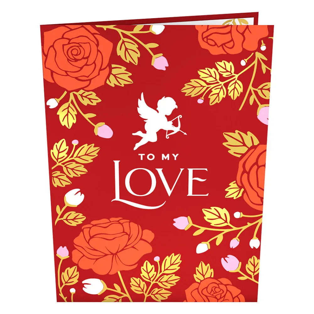 Lovepop Pop-Up Bouquets|Anniversary|To My Love Card with Mini Bouquet