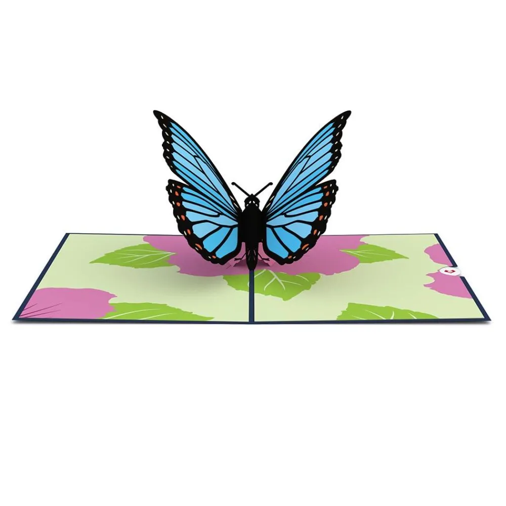 Lovepop Pop-Up Bouquets|Card & Gift Bundles|Tulip & Blue Morpho Butterfly Bundle