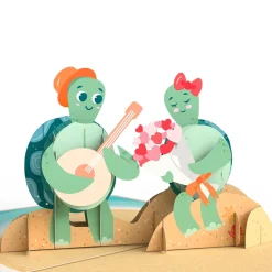 Lovepop Greeting Cards|Anniversary|Turtley in Love Pop-Up Card
