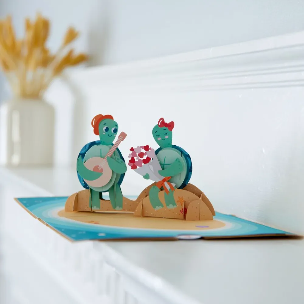 Lovepop Greeting Cards|Anniversary|Turtley in Love Pop-Up Card