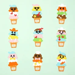Lovepop Valentine'S Day 2/14|Kids|Valentine's Day Craft Kit Make-Your-Own Ice Cream Cones
